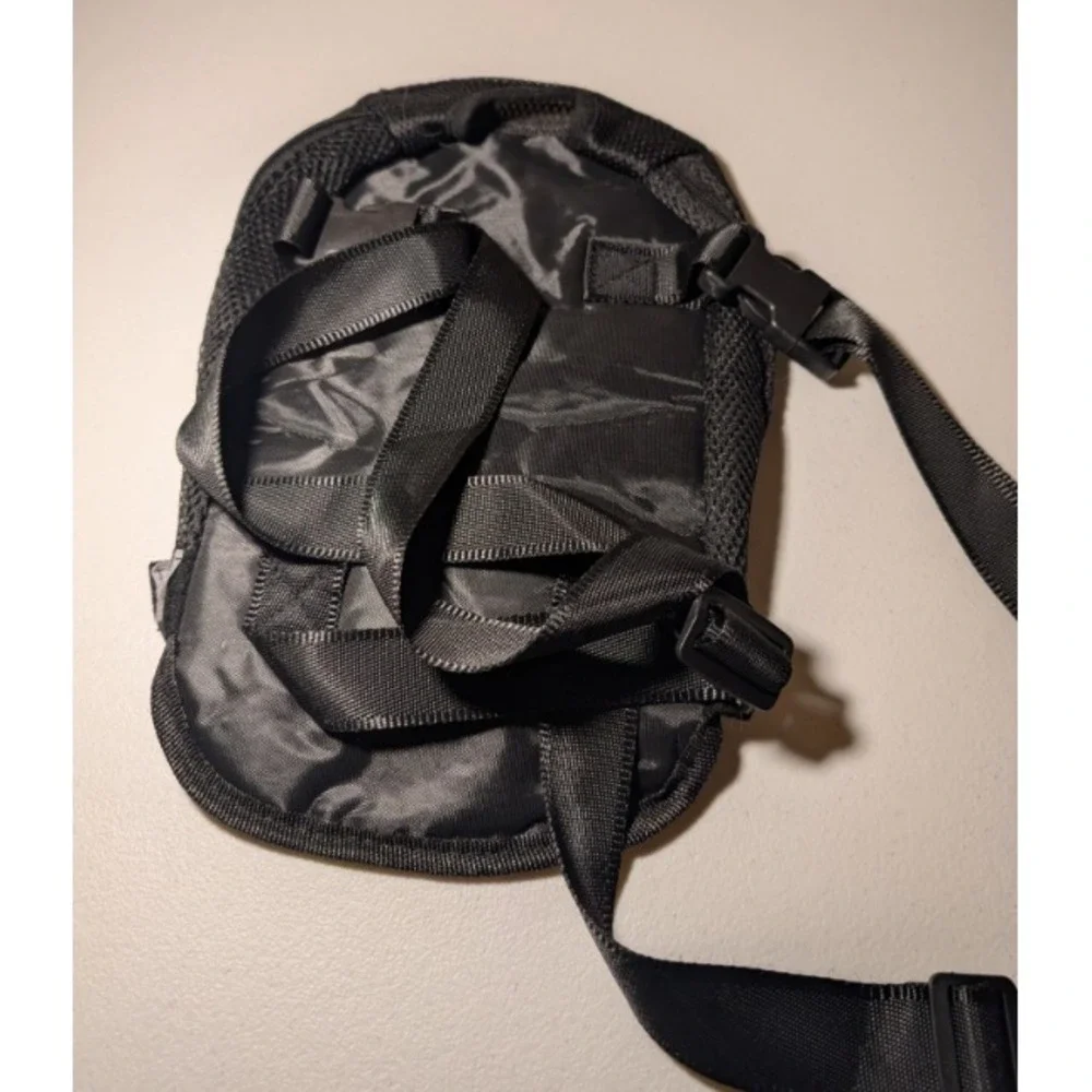 Black Pet Carrier Backpack – Front-Facing Adjustable Dog & Cat Sling, Breathable